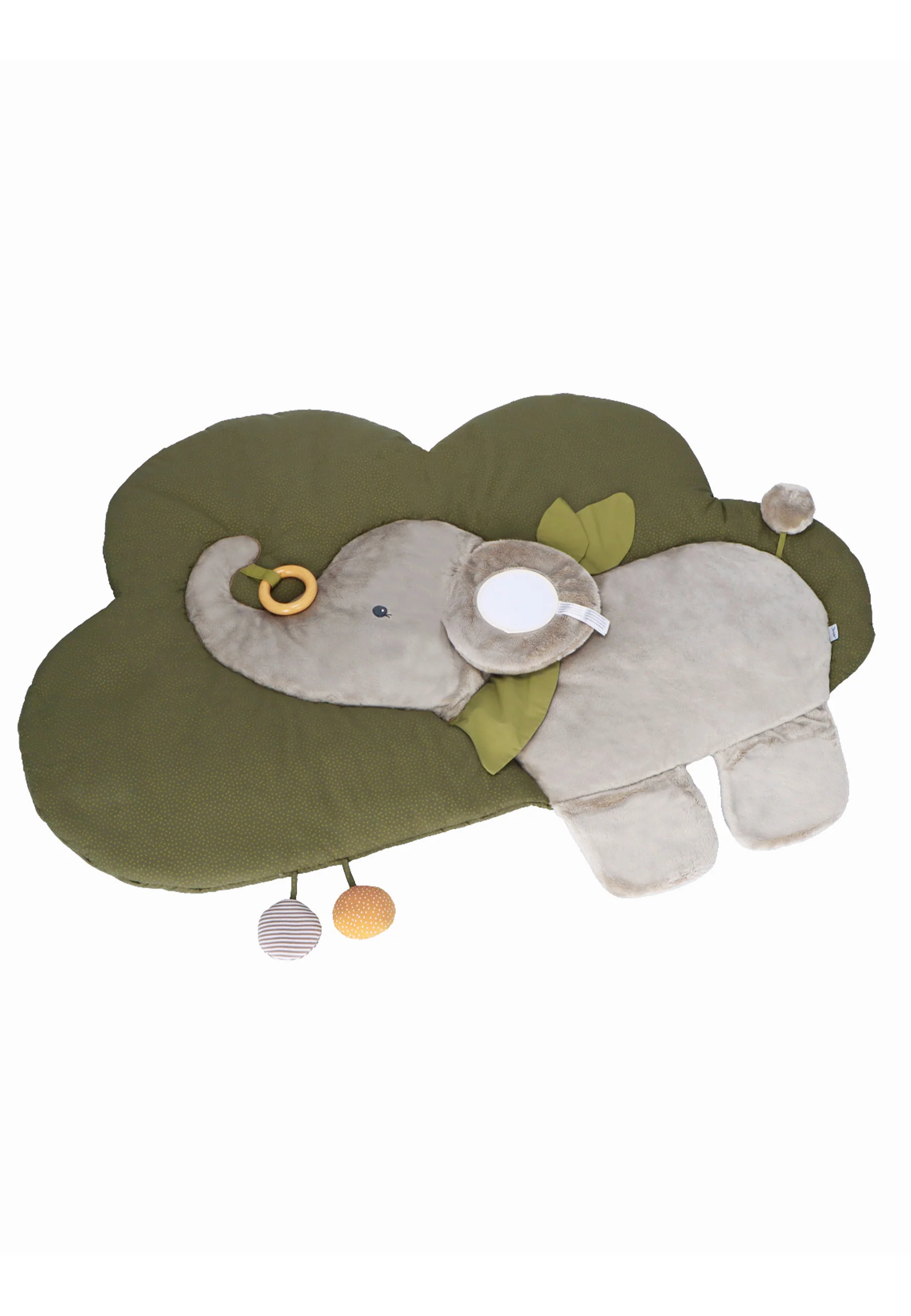 Krabbeldecke Motiv Wolke mit Elefant Eddy, Grau