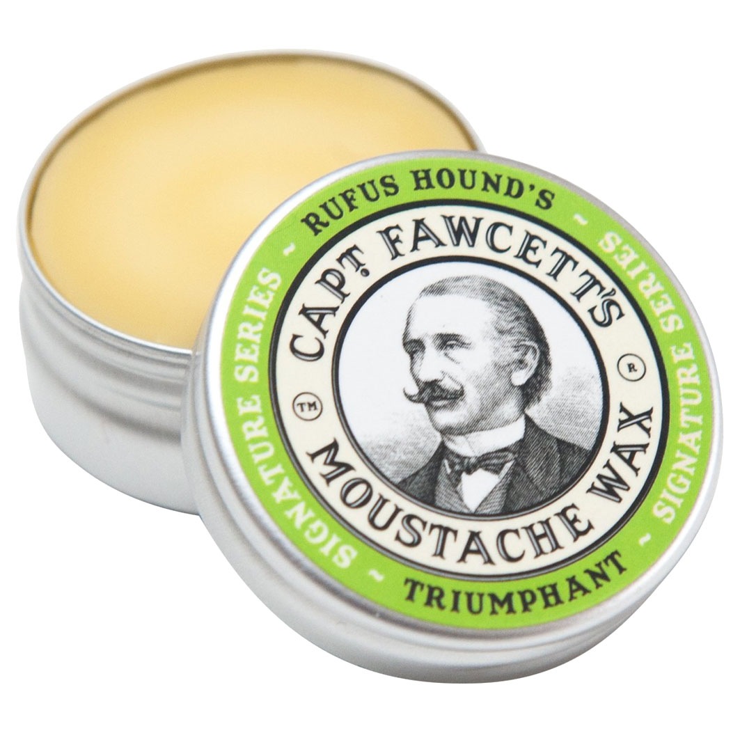 Rufus Hound's Triumphant Moustache Wax