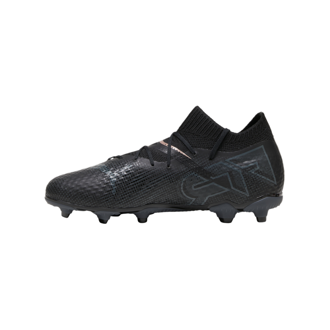 PUMA FUTURE 7 Pro FG/AG Eclipse Jr Kids Schwarz Weiss F02