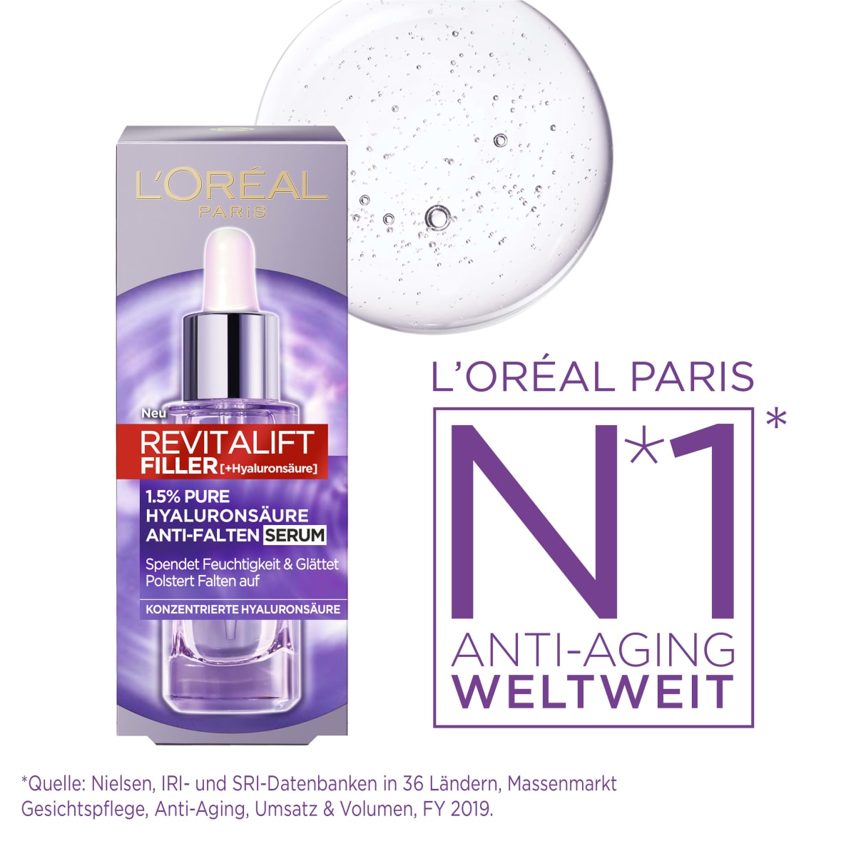 Serum Revitalift Filler + Hyaluronsäure, 30 ml
