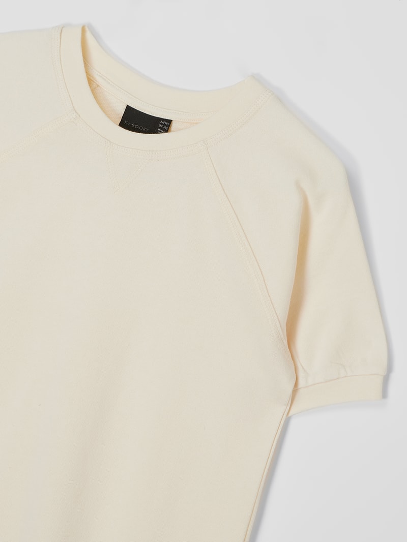 Sweatkleid aus Baumwolle Modell 'Drea' in beige