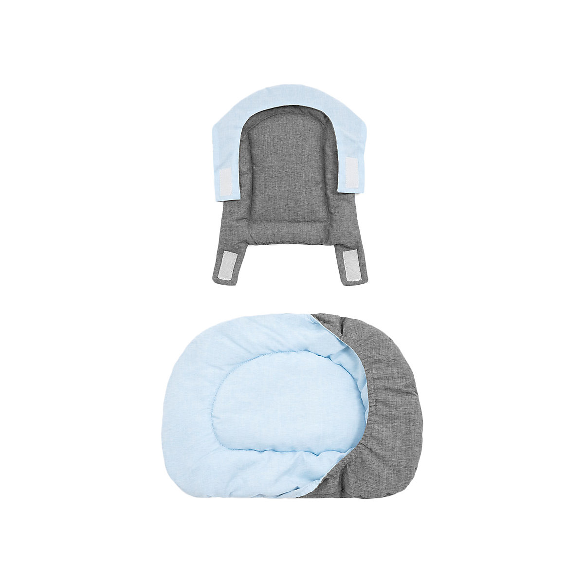 Nomi® Zweiseitiges Sitzkissen, Grey/Blue