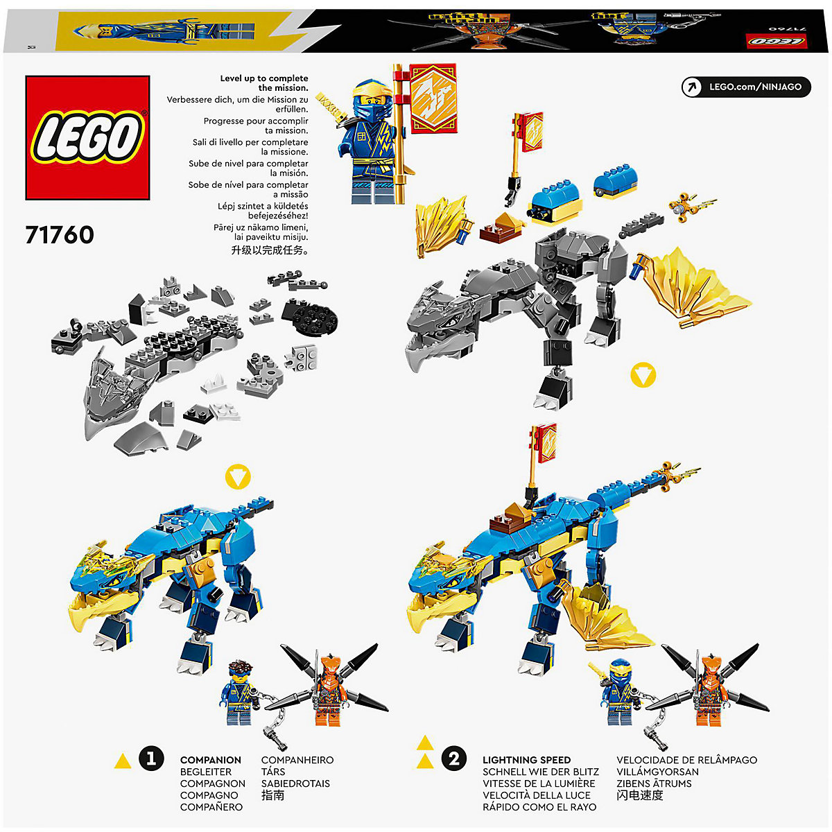 LEGO® Ninjago 71760 Jays Donnerdrache EVO