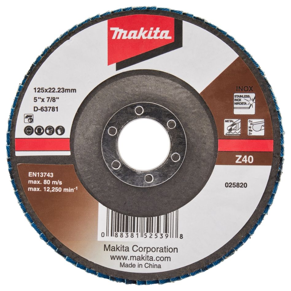 Makita pribor D-63781 Lamelni disk 125mm Z40
