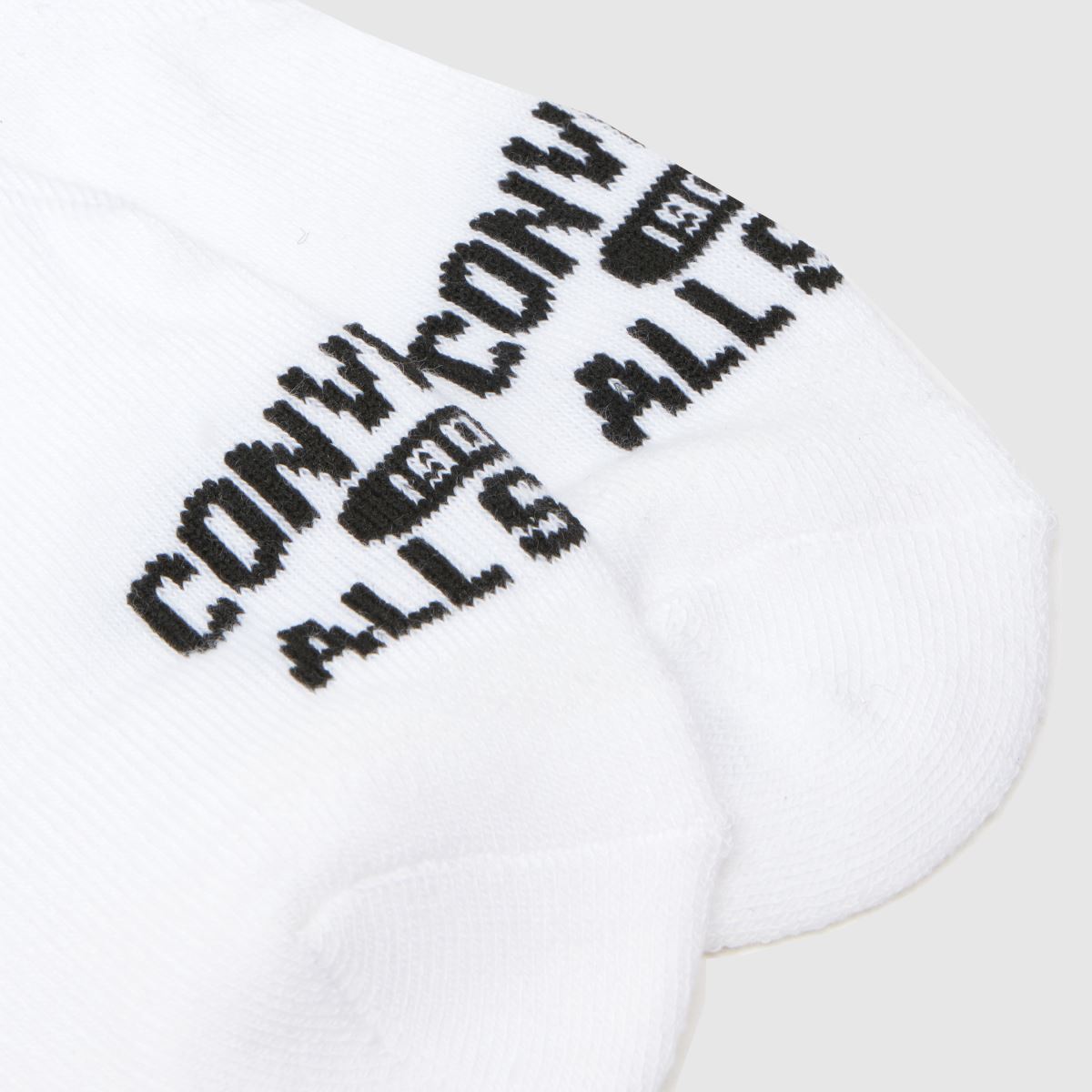 Sada 2 černobílých ponožek Converse All Star Liner