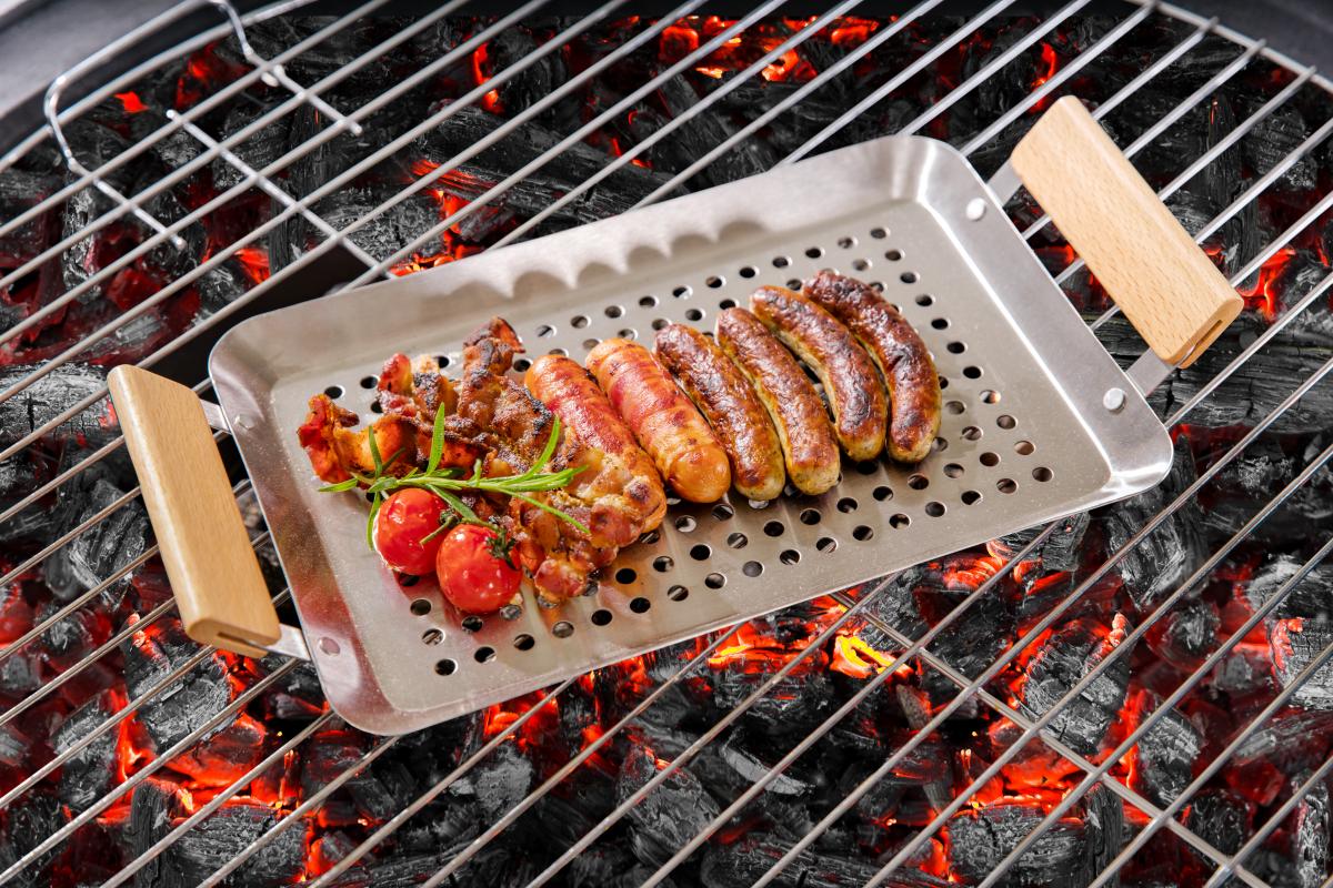 Hecht Grillschale Padella mit Holzgriffe