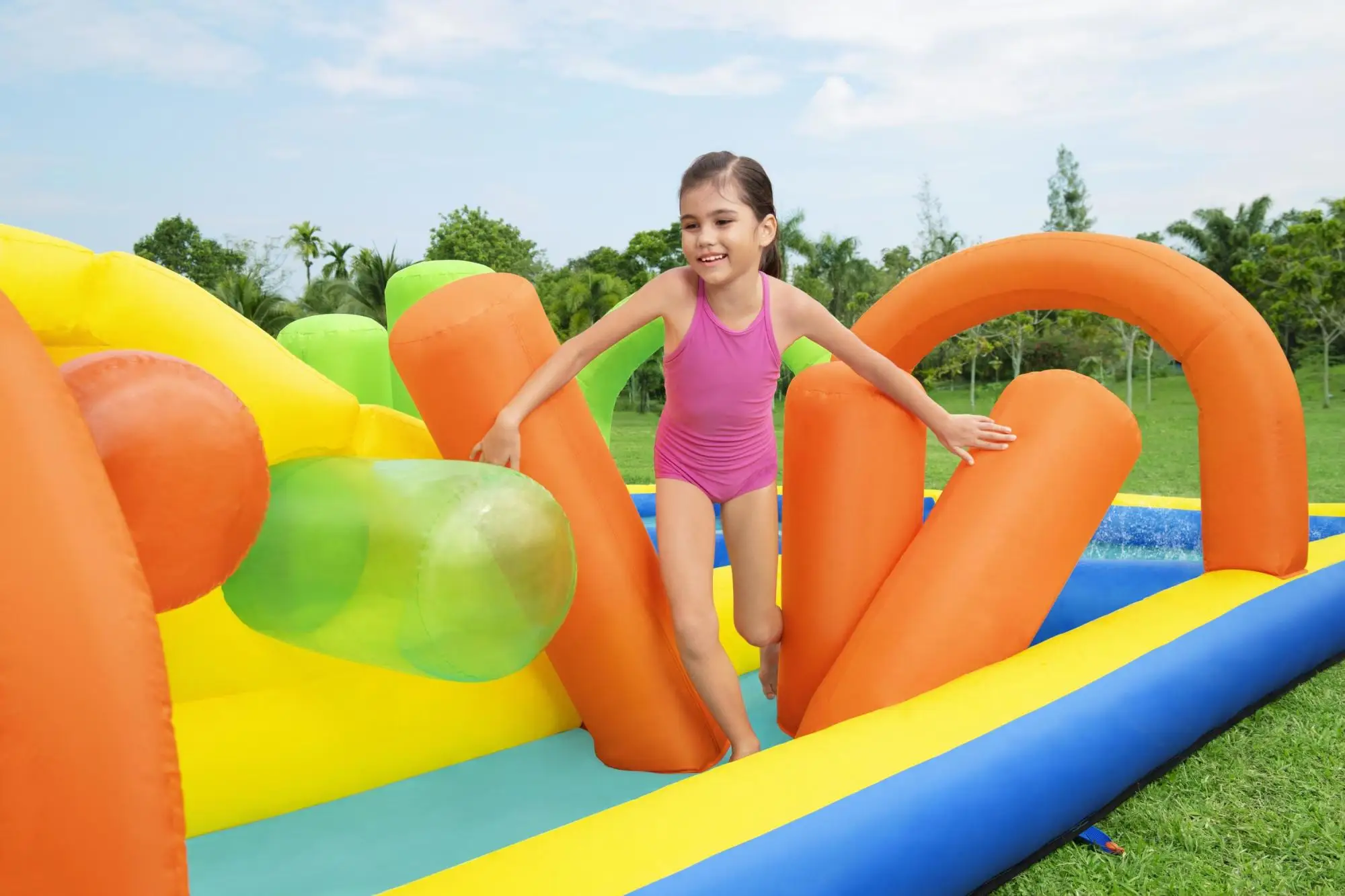 H2OGO! AquaRace Kids Inflatable Water Park