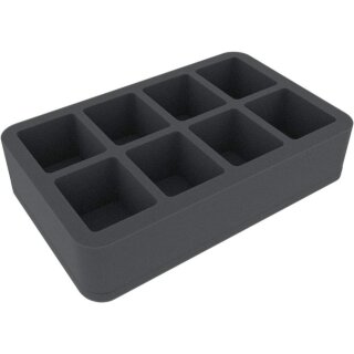 Feldherr Schaumstoffeinlage 60 mm 8 größeren Fächern