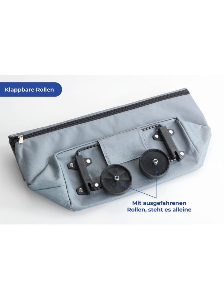 Maximex Einkaufstrolley 3in1 in Grau günstig kaufen onesize