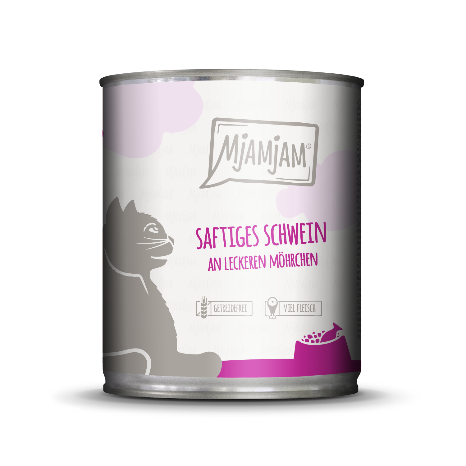 MjAMjAM Nassfutter MjAMjAM 6x800g saftiges Schwein an leckeren Möhrchen