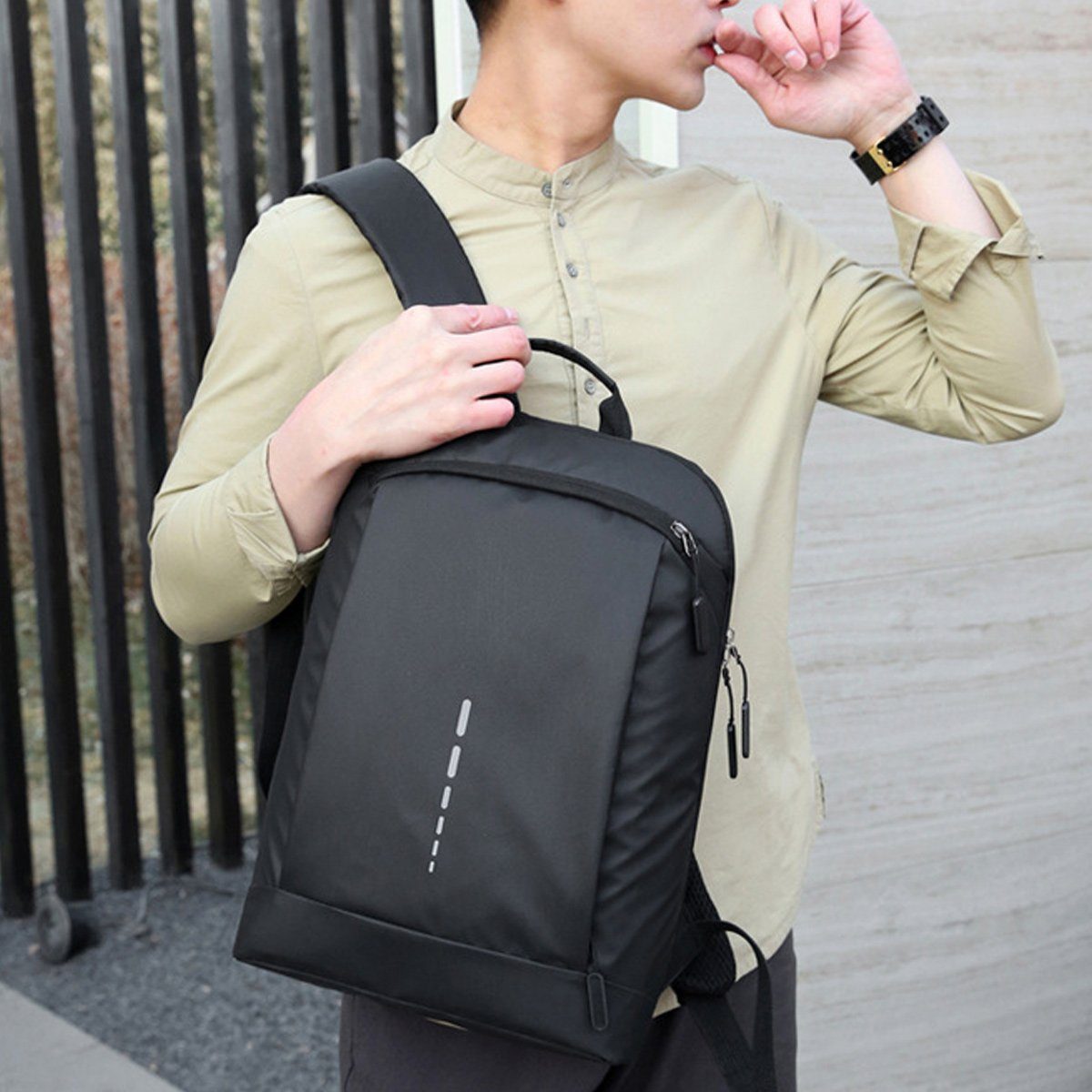 FeelGlad Reiserucksack Laptop Rucksack Wasserdicht für Herren Damen Arbeit, Ausflüge