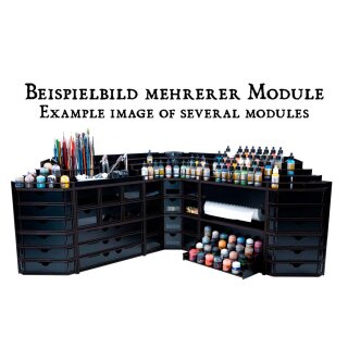 Black Paint Rack: Schrank mit großer Schublade
