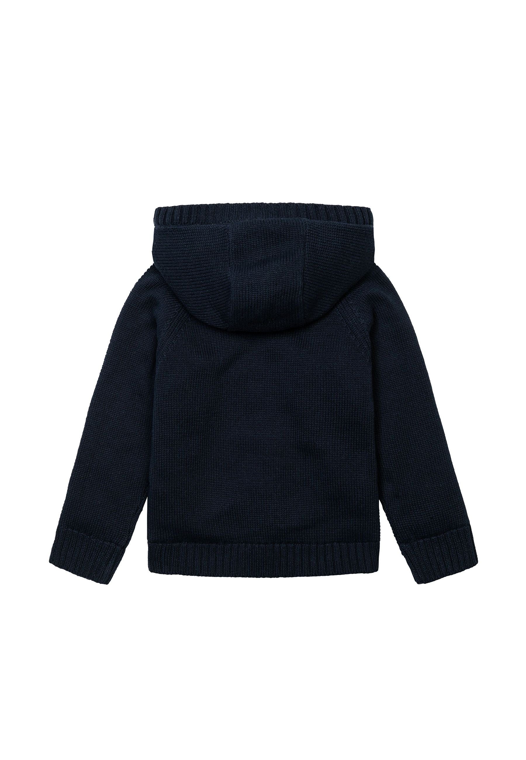 MINOTI Kapuzenstrickjacke Strickjacke mit Kapuze (3m-3y)