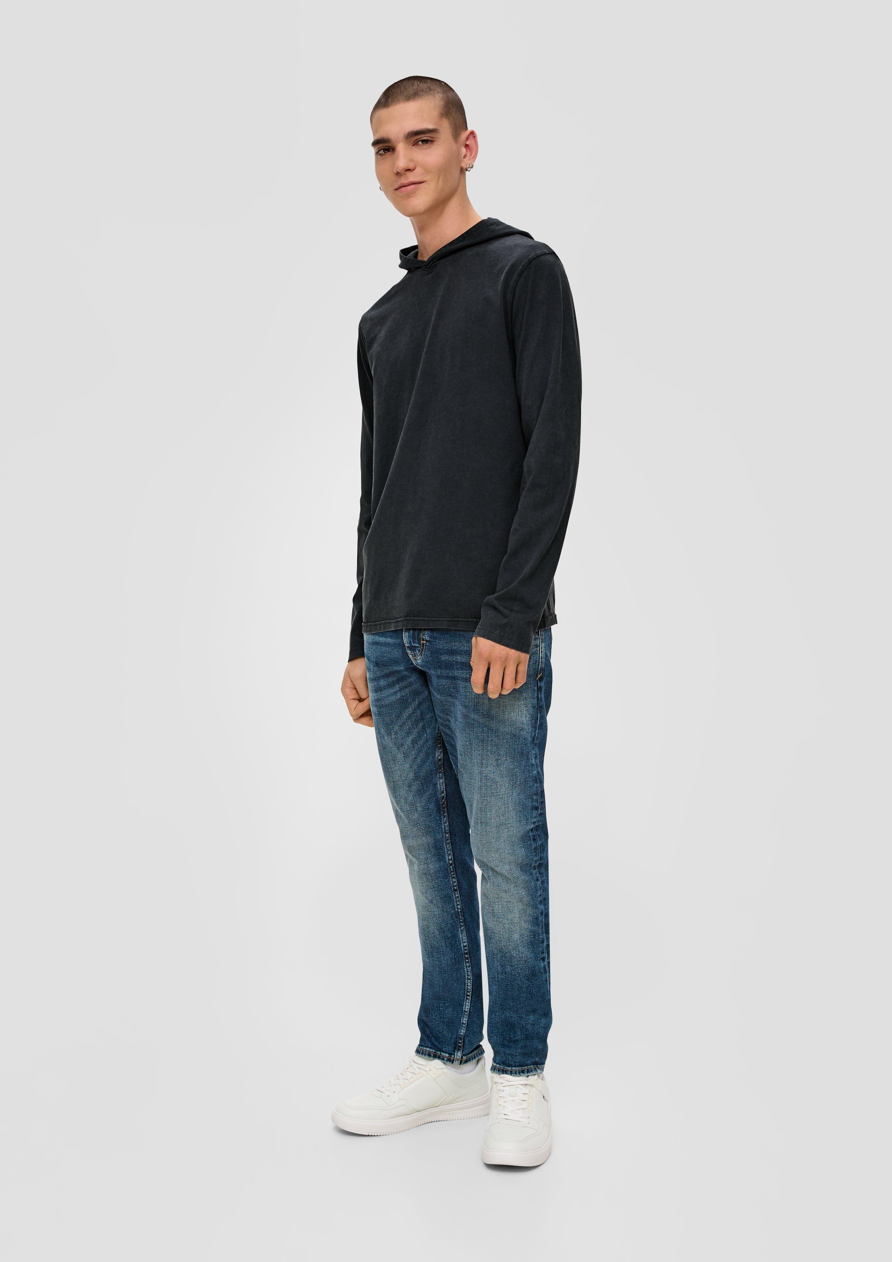 Longsleeve mit Garment Dye  2142410-9897