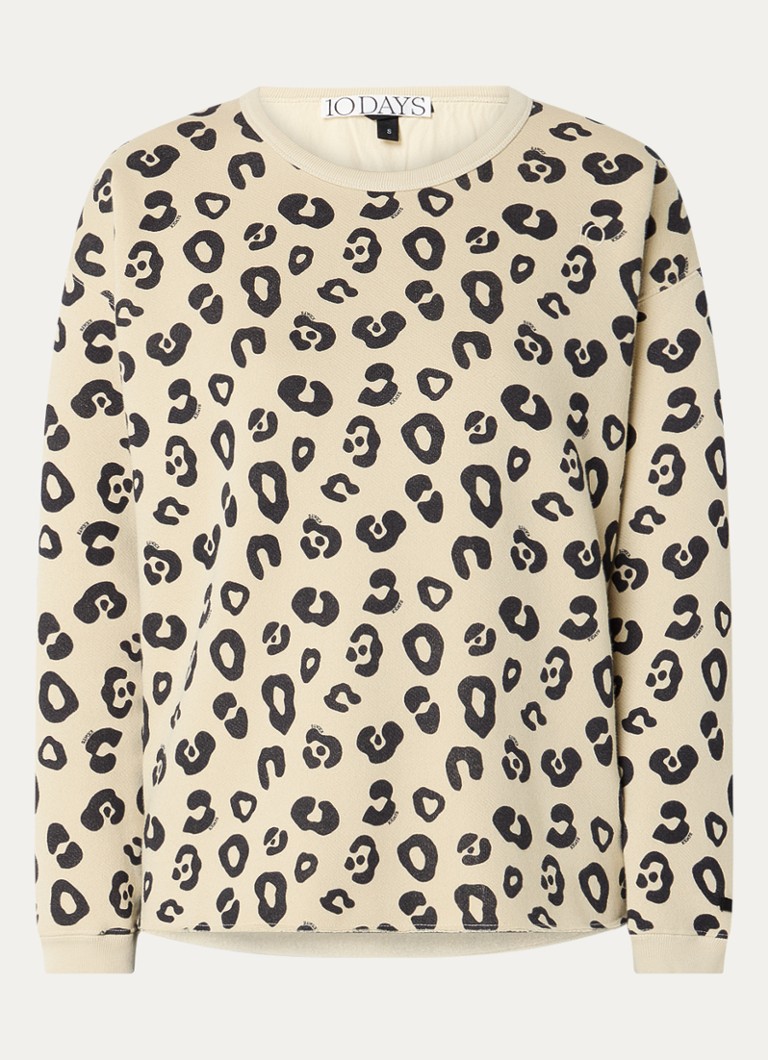 Svetr 10DAYS s leopardím potiskem