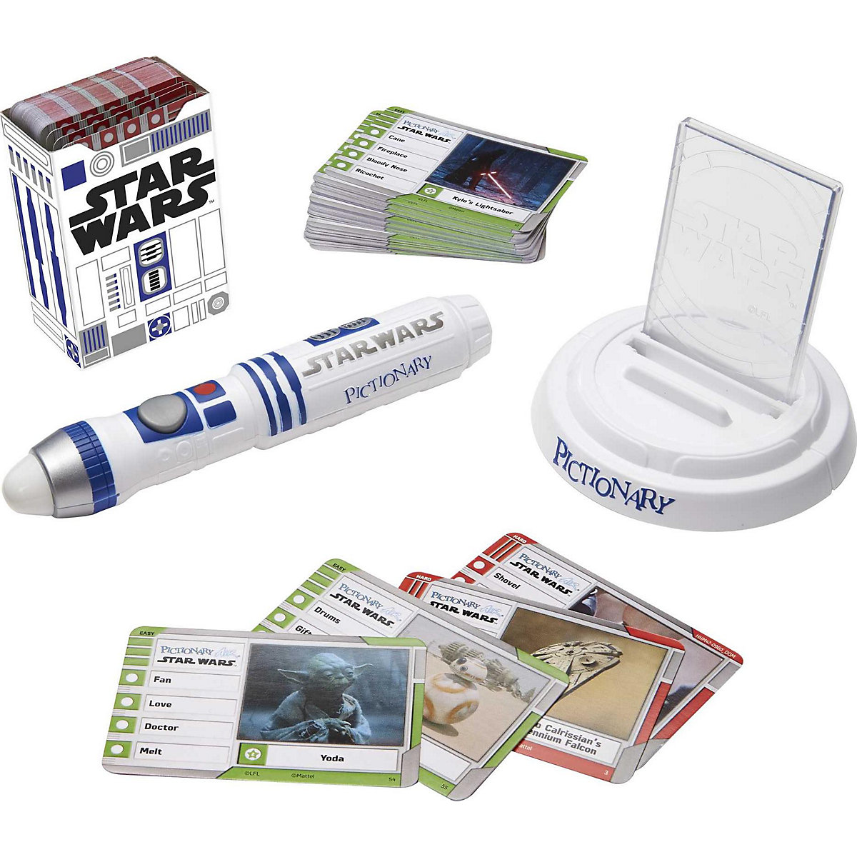 Mattel Games Pictionary Air Star Wars, Familienspiel, Scharade