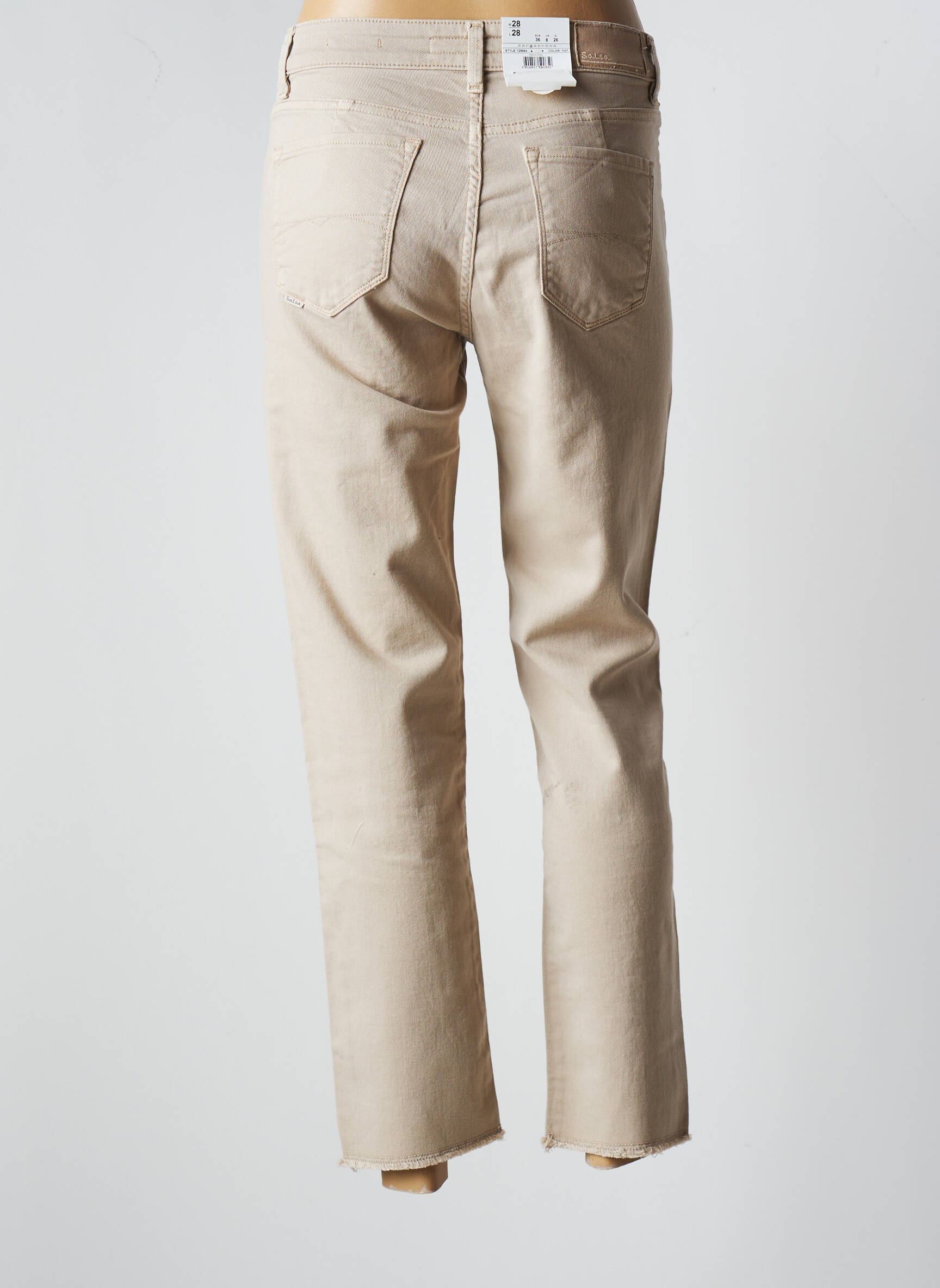Salsa Jeans Coupe Slim Femme couleur beige