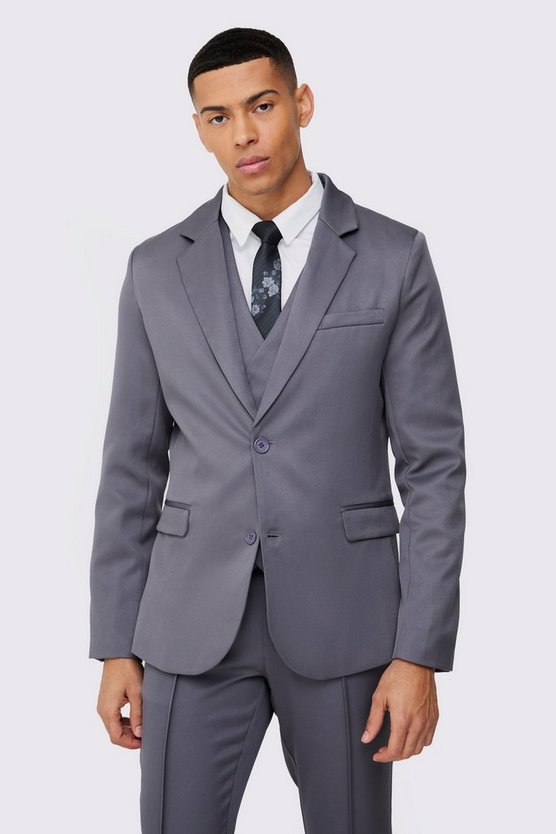 Einreihiger Slim-Fit Blazer