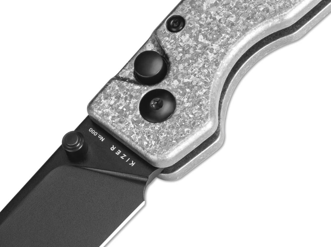 Original XL Snowflake Titanium Button Lock