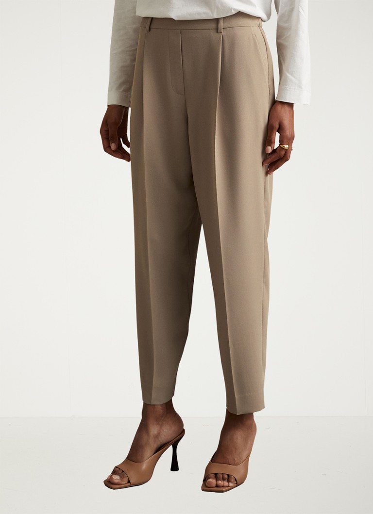 Reiss Eden high waist tapered fit trousers