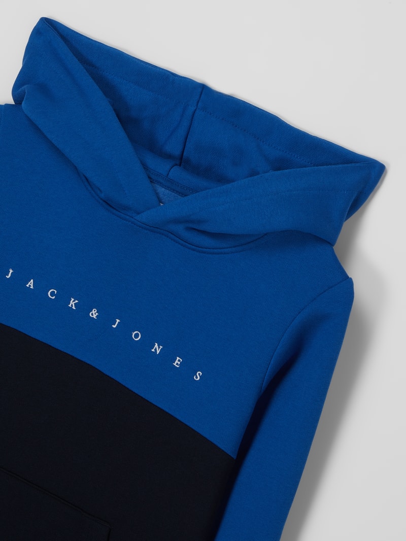 Hoodie aus Baumwollmischung Modell 'Copenhagen' in marineblau