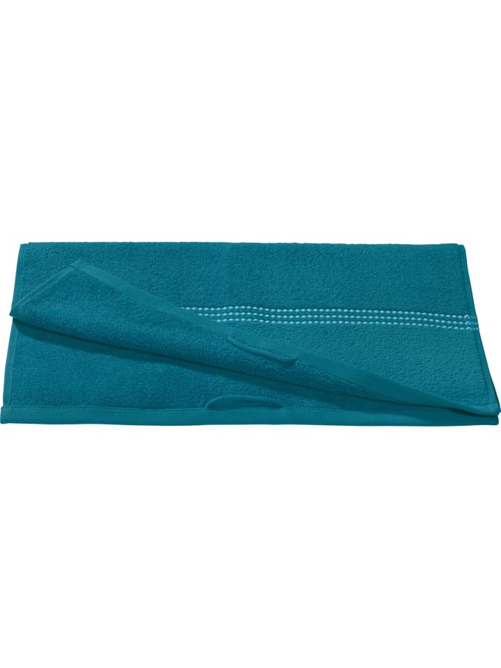 Erwin Müller Frottier Handtuch 6er-Pack Mannheim in petrol günstig kaufen 50 x 100 cm