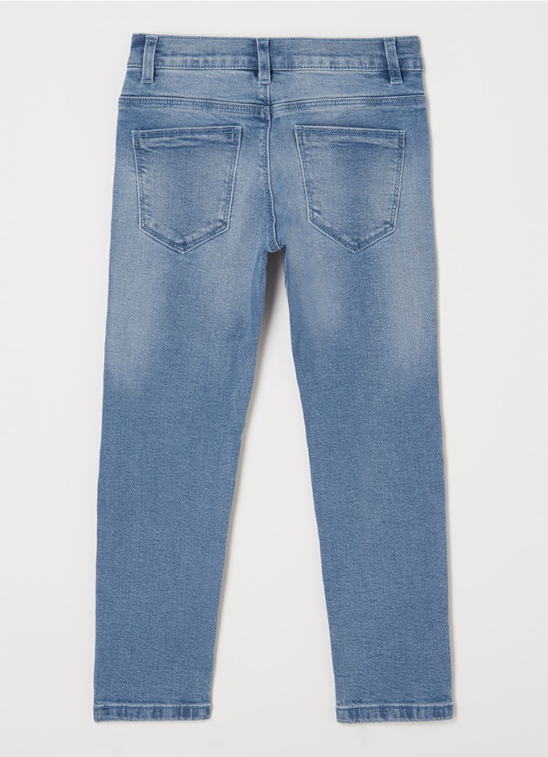 Calça jeans Benetton Britney slim fit com elastano
