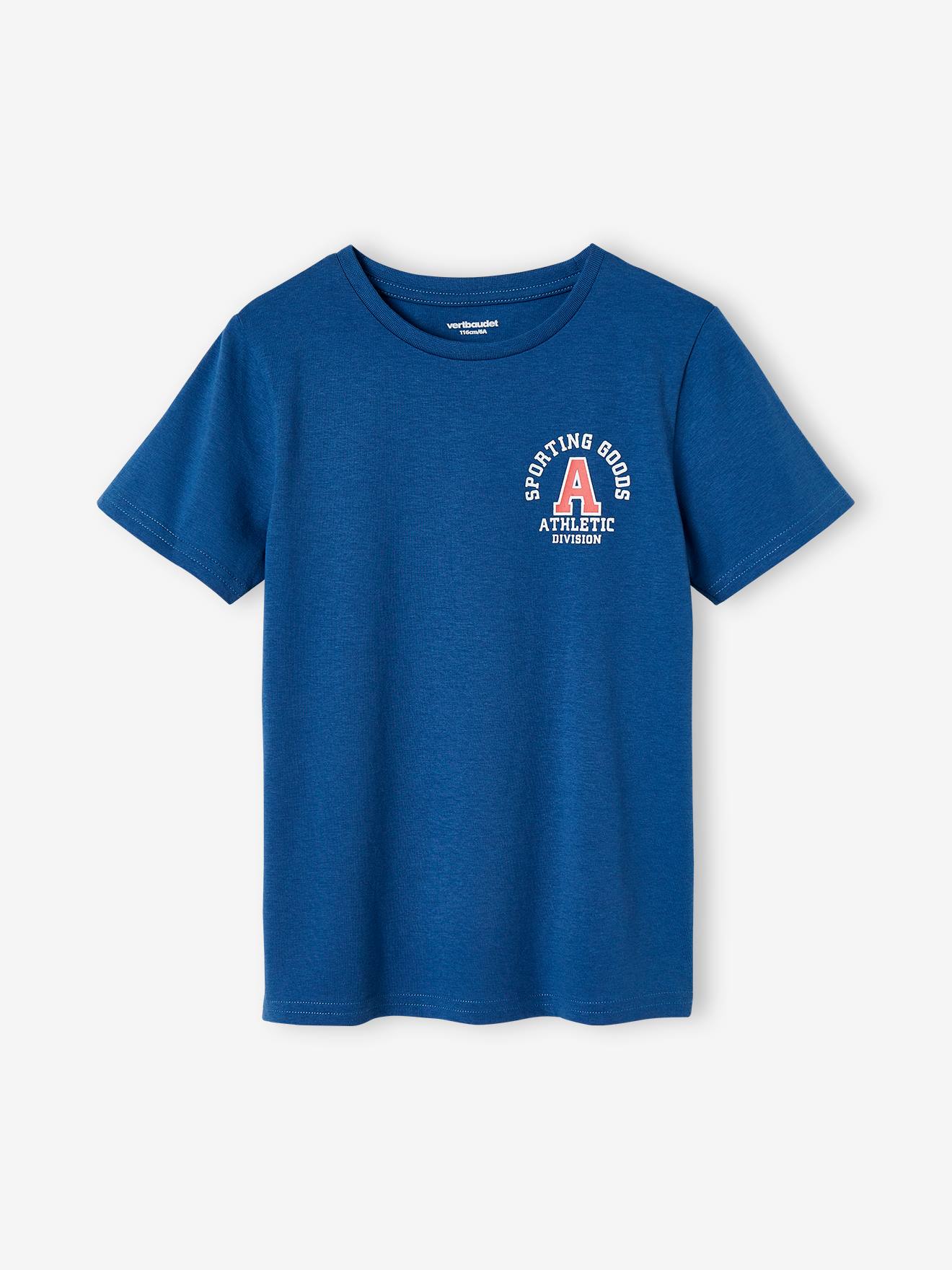 Vertbaudet Jungen Sport T-Shirt BASIC Oeko-Tex - blau