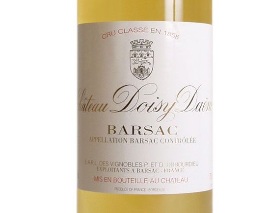 Château Doisy Daëne Blanc Liquoreux 2001, Second Cru Classé En 1855 Bordeaux Sauternes