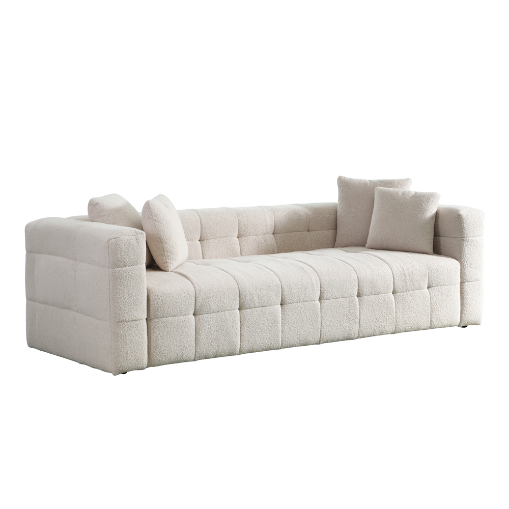 Home Deluxe Teddy Sofa COMO - Beige
