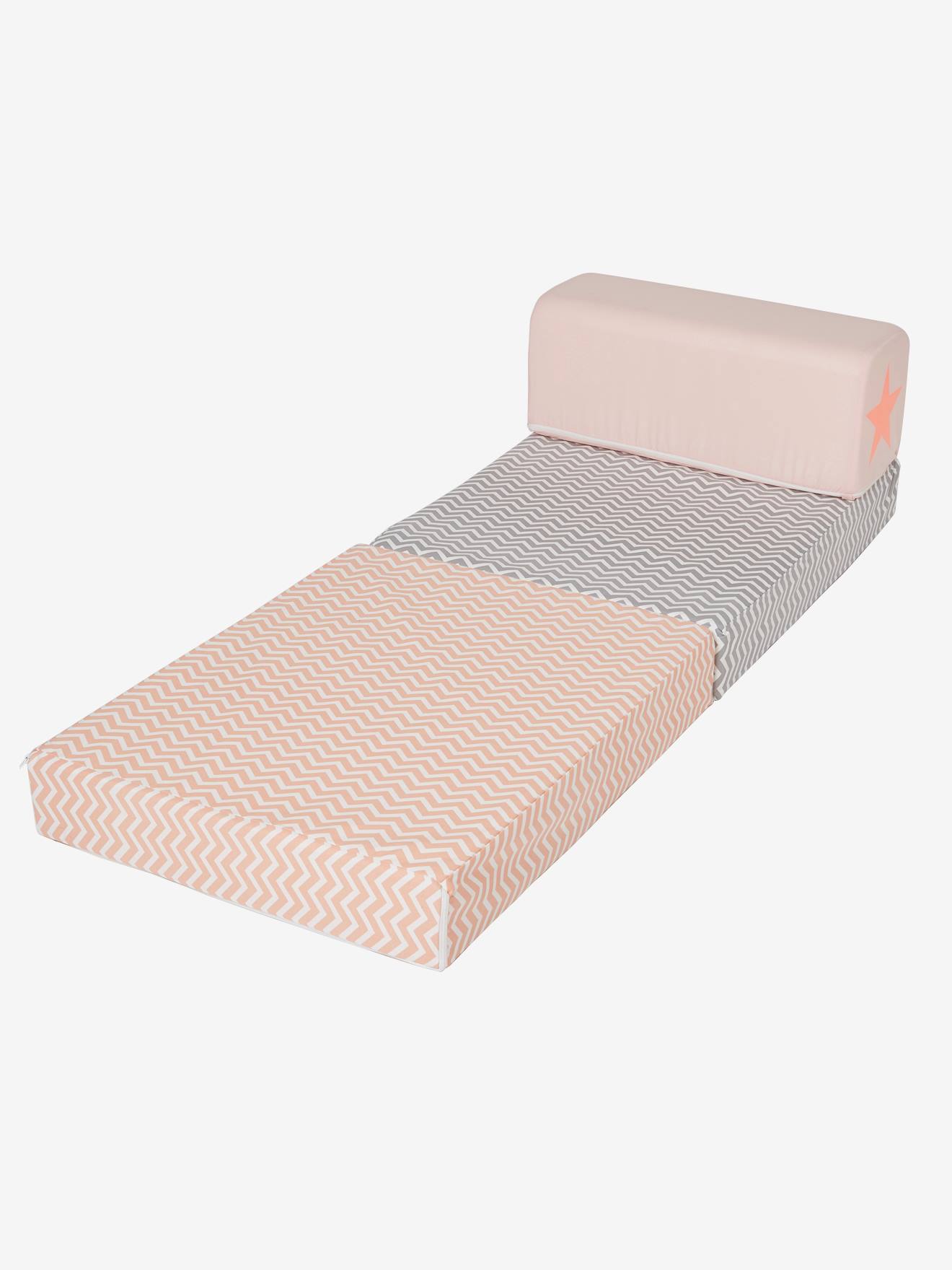Vertbaudet Kindersessel mit Schlaffunktion - rosa