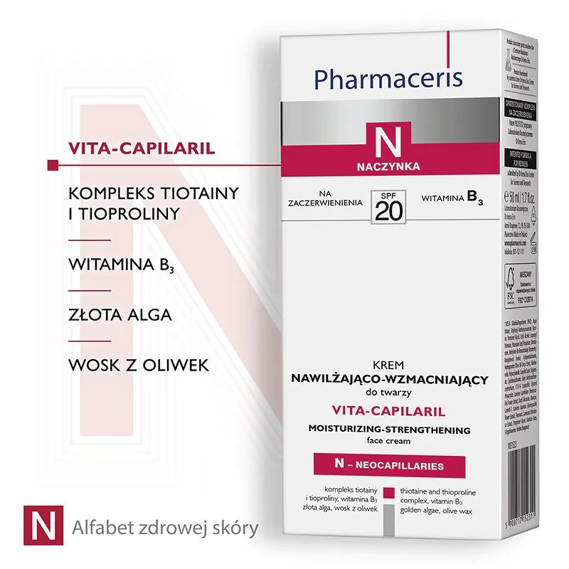 Pharmaceris N Vita-Capilaril hidratantna i jačajuća krema
