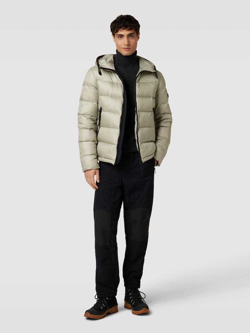 Steppjacke mit Kapuze Modell 'HONOVA NR 02' in beige