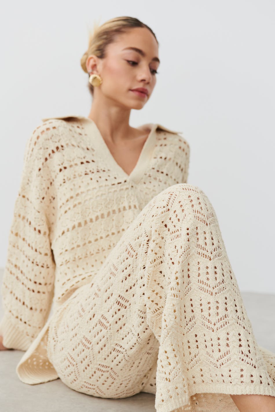 Crochet trousers