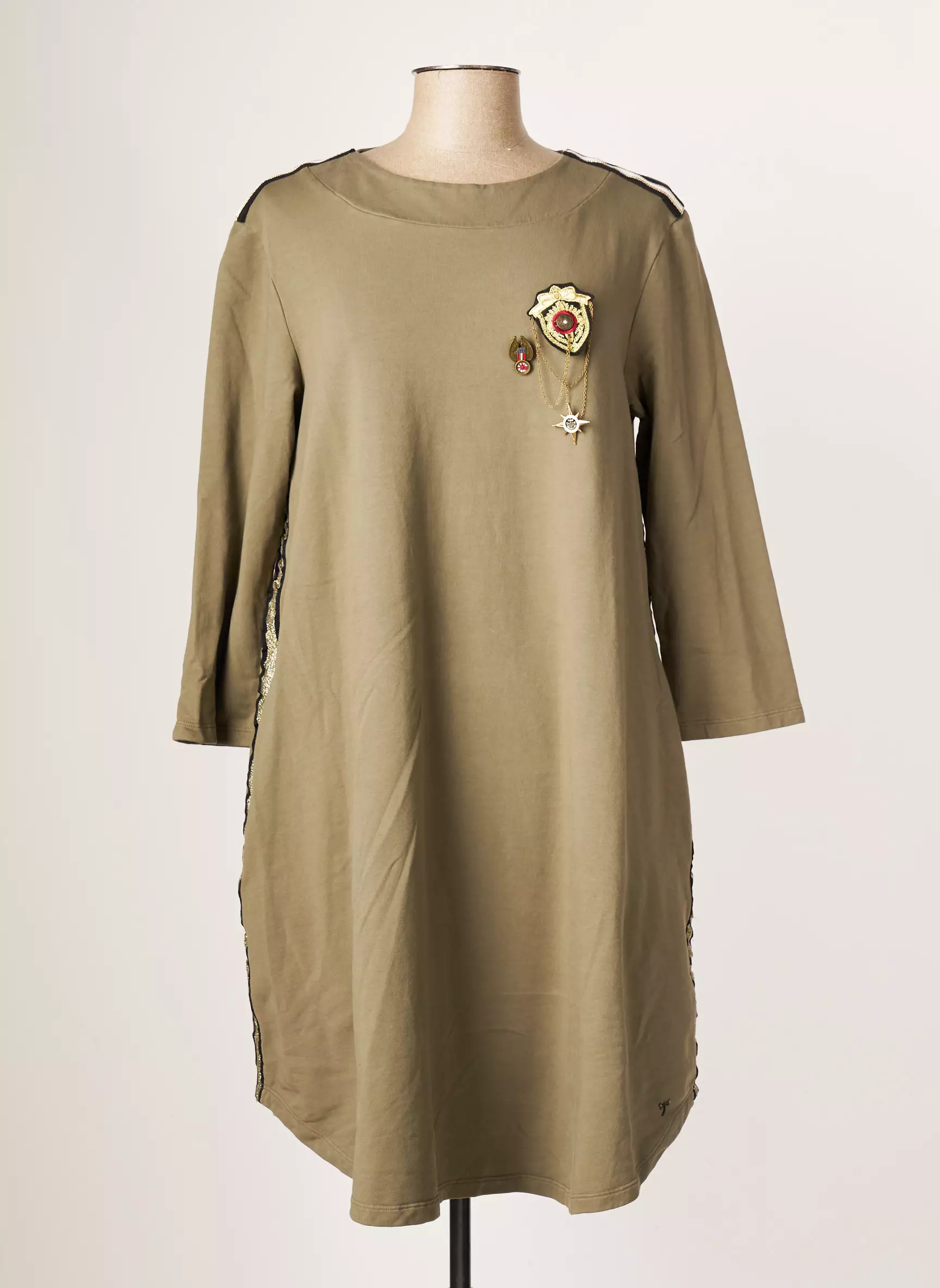 So Soon Robes Mi Longues Femme couleur vert