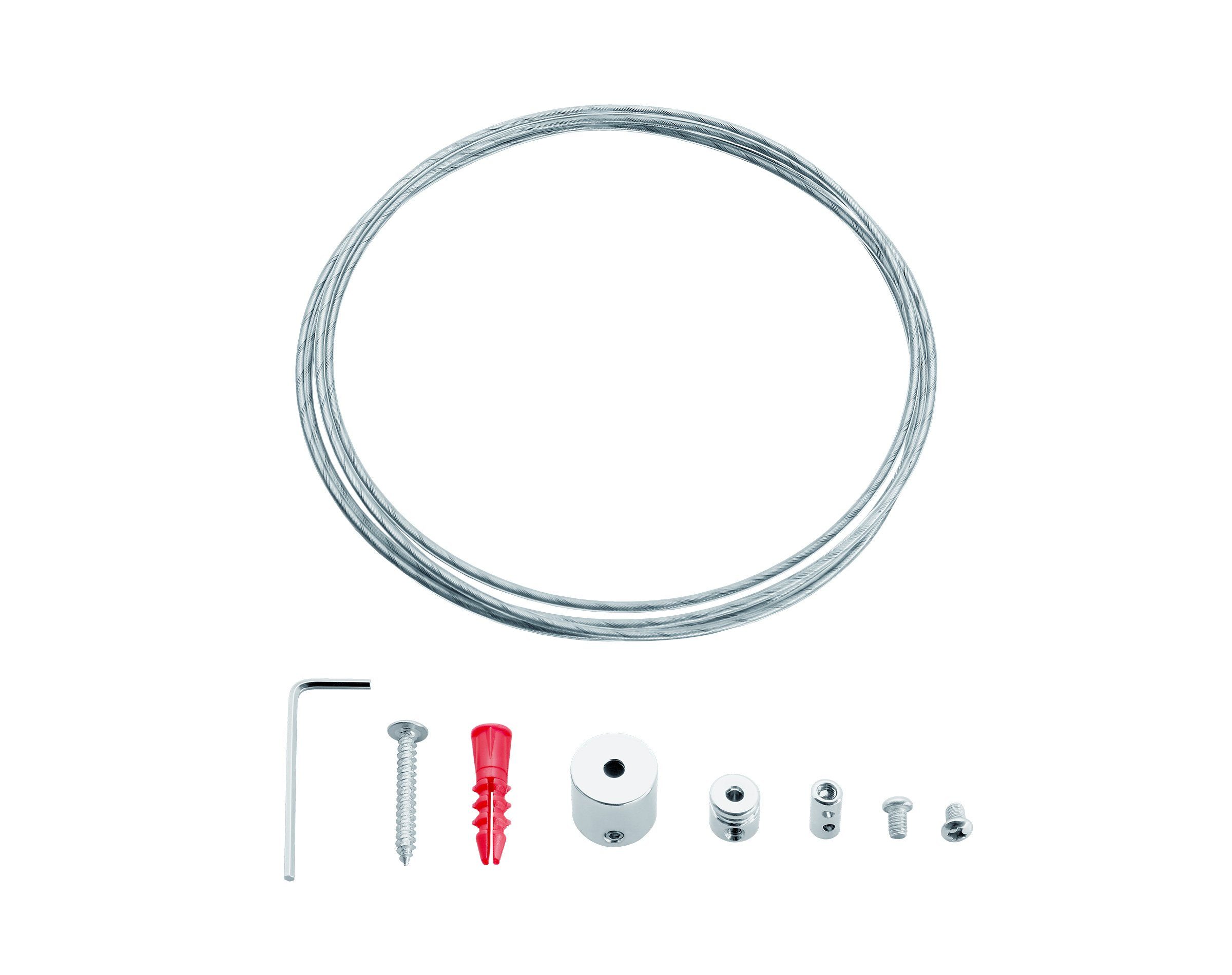 Libaro Duschvorhang Breite 160 cm, Universal-Set Duschvorhangstangen Badewannen Eck-Duschen L & U-Form