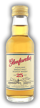Glenfarclas 25 Years Single Malt Whisky 0,05 Liter Glenfarclas 25 Years Single Malt Whisky 0,05 Liter Ein großer Whisky mit einem nicht enden wollenden Abgang. Alter 25 J. - 0,05	 Liter - Vol 43%