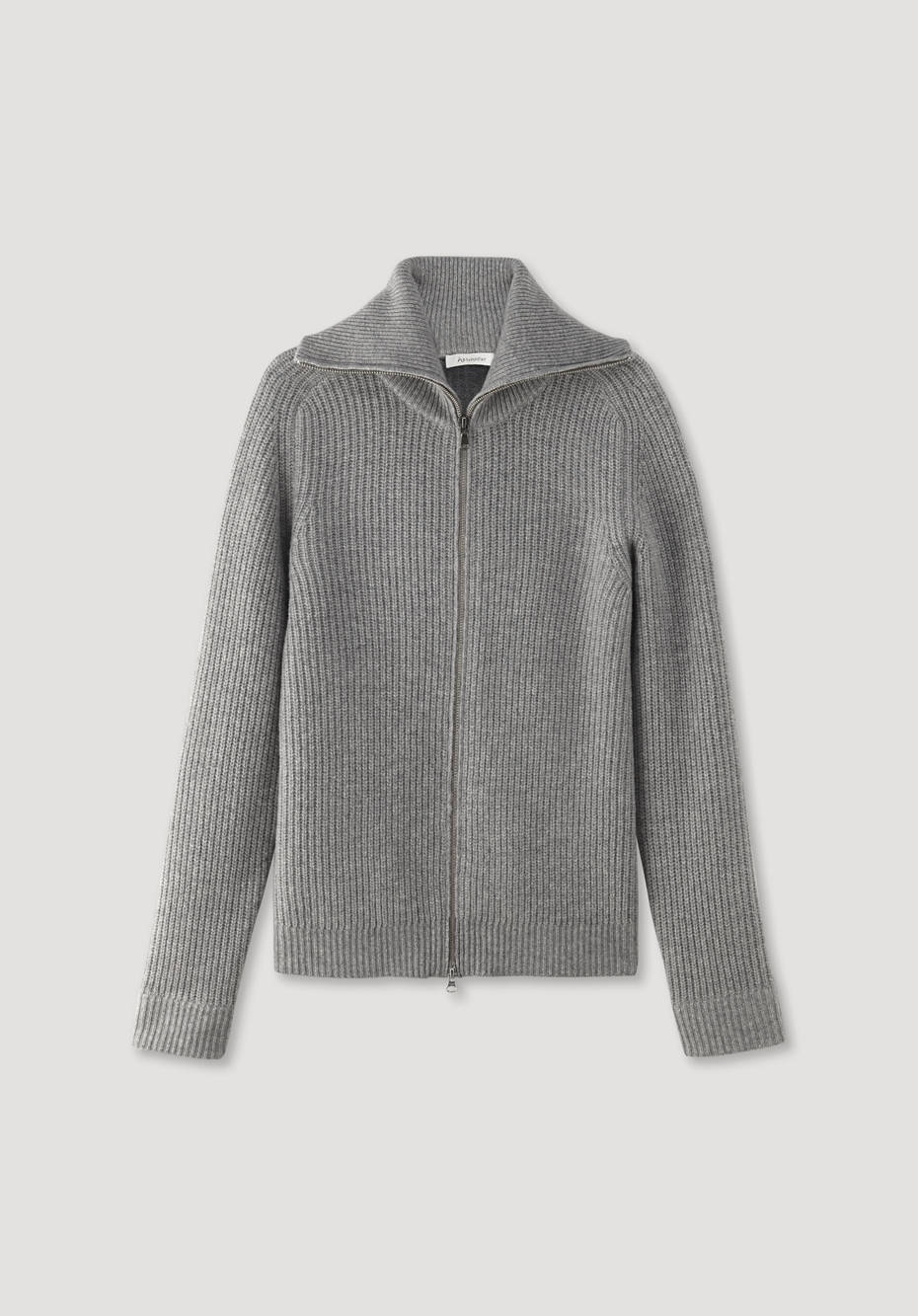 Strickjacke aus Bio-Merinowolle mit Kaschmir