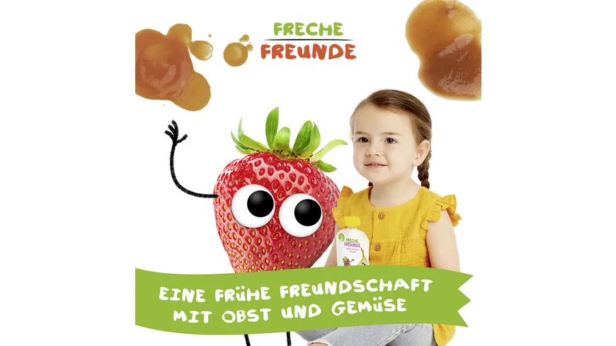 Freche Freunde Bio Quetschie Banane, Erdbeere & Quinoa 100 g