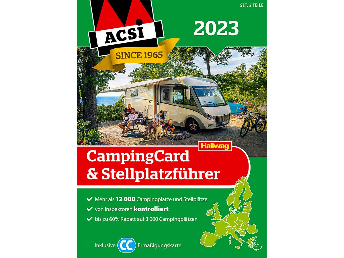 ACSI 2023 Campingcard & Stellplatzführer