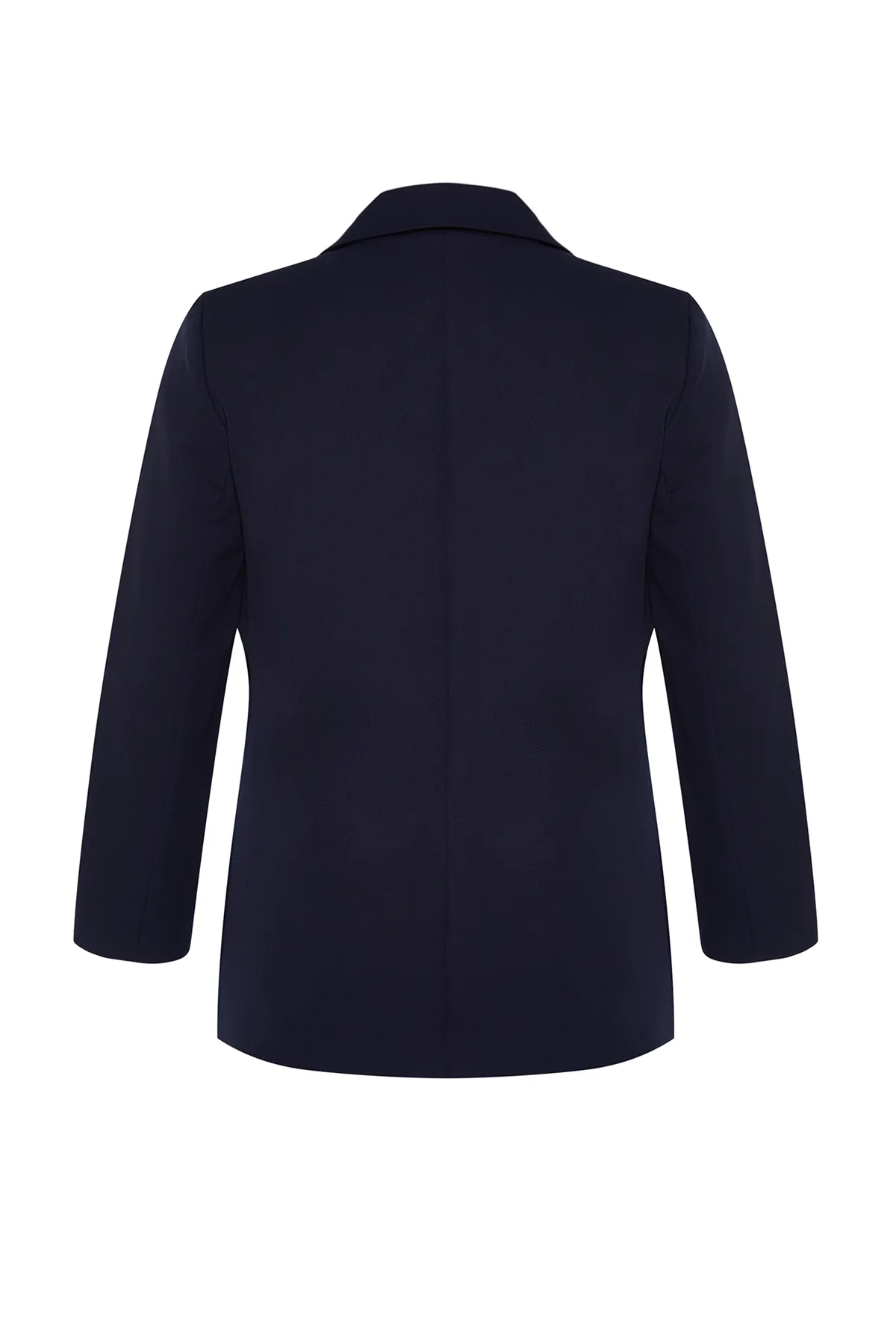 Trendyol Curve  Marineblaue gewebte Jacke mit Linienfutter TBBSS22CE0195