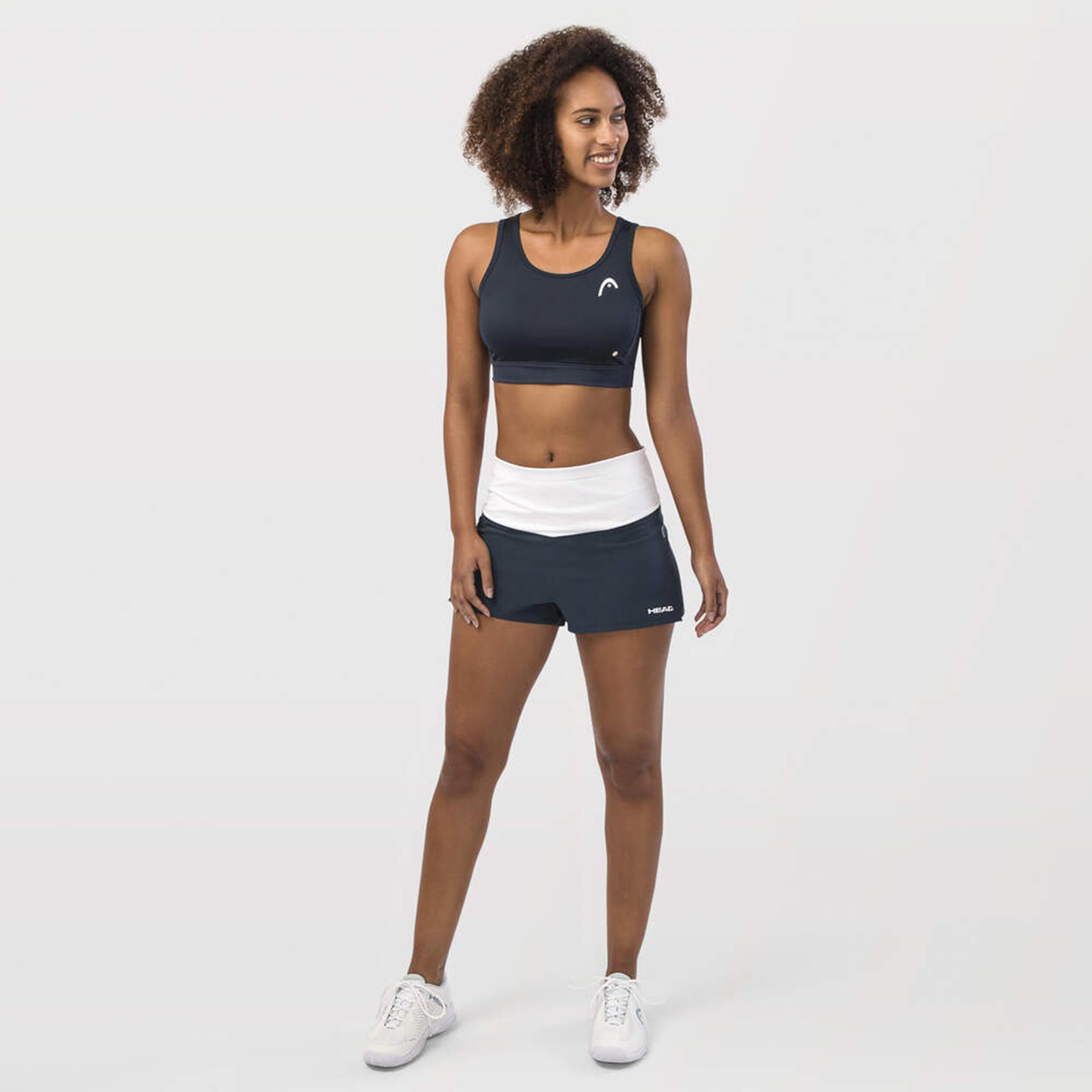 Dynamic Shorts Damen - Dunkelblau, Weiß