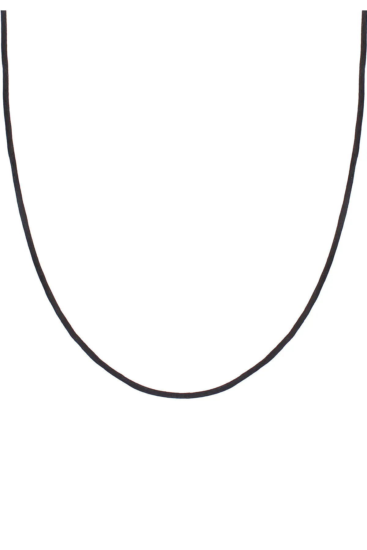 Nenalina  Halskette Seidenband Kette Basic Kombinierbar 925 Silber