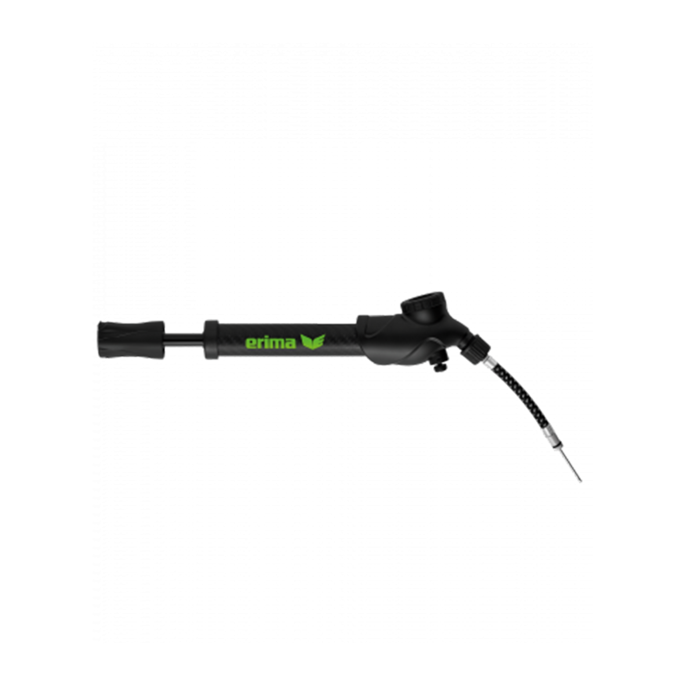 Erima Ballpumpe mit Luftdruckmesser Schwarz