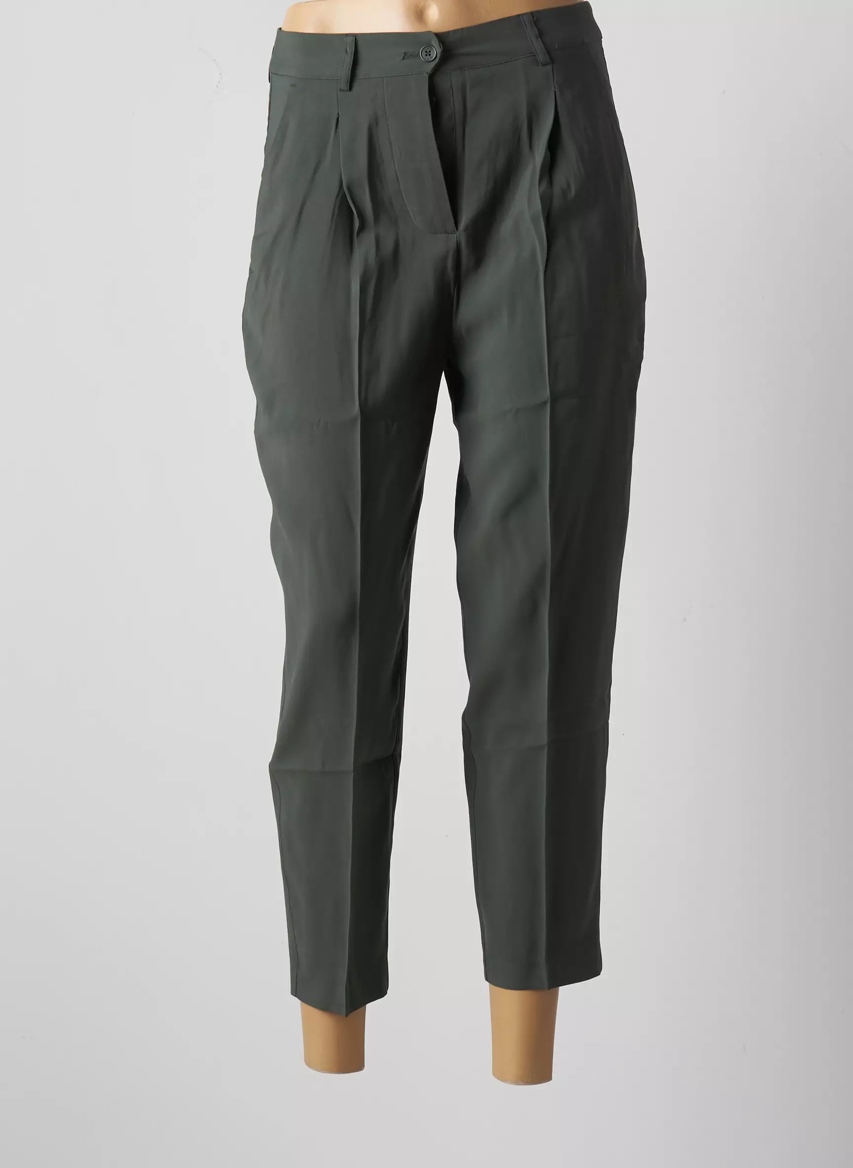 Lpb Pantalons Droits Femme couleur vert