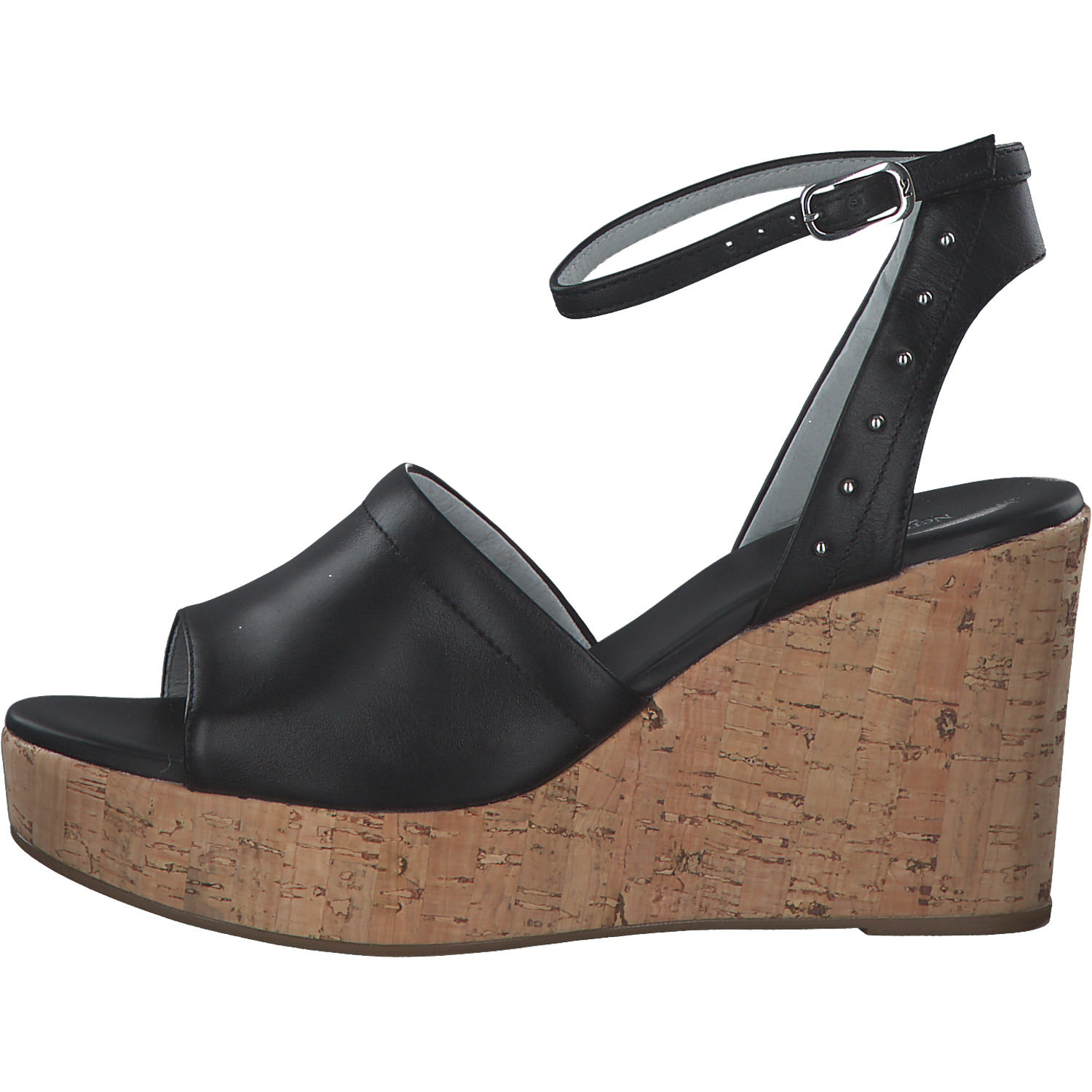 NeroGiardini E307662D, Plateau-Sandaletten, Damen, Nero