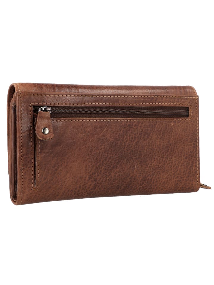 Greenland Nature Nature Geldbörse Leder 18,5 cm in light-brown günstig kaufen onesize