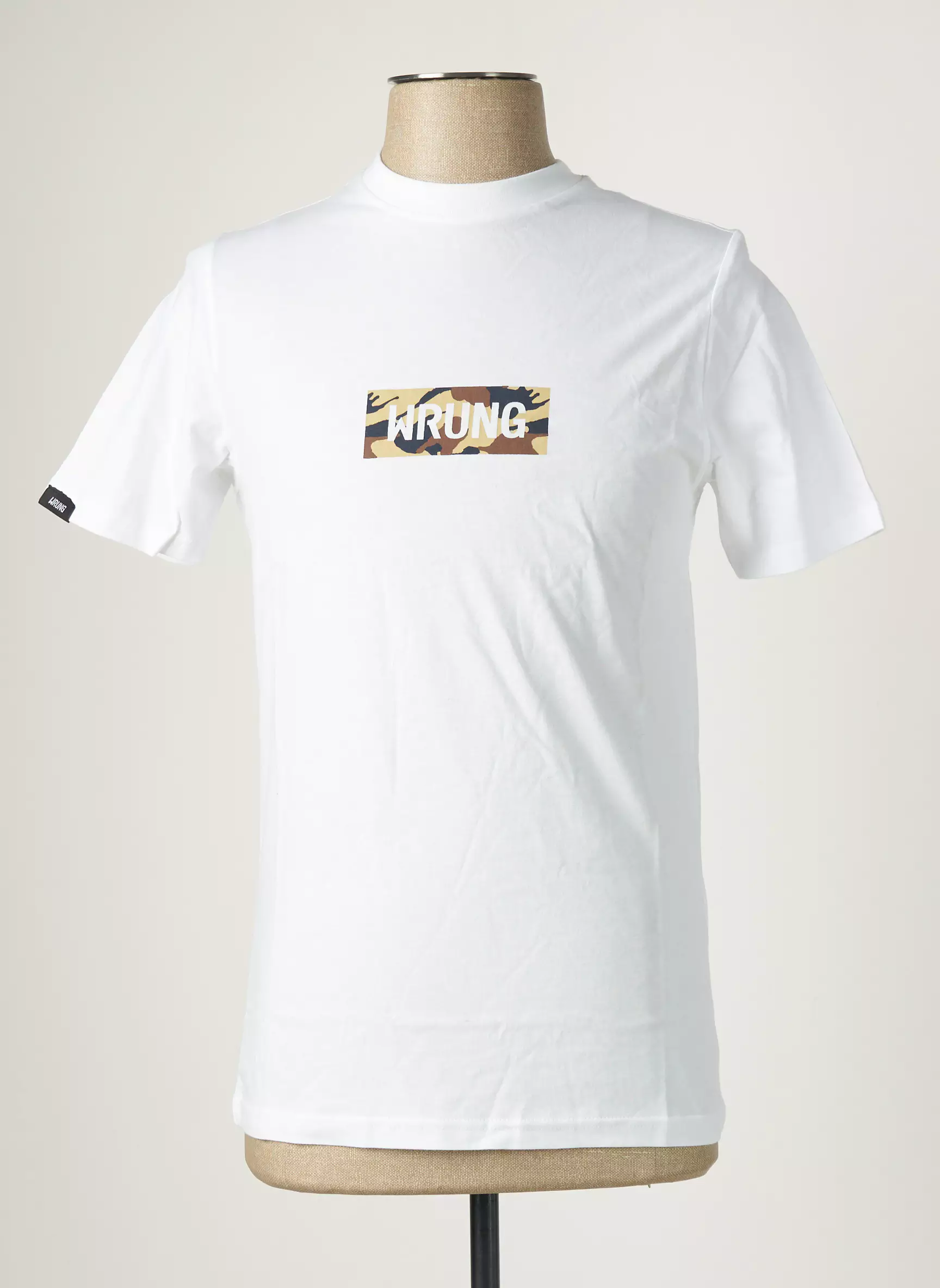 Wrung Tshirts Homme couleur blanc
