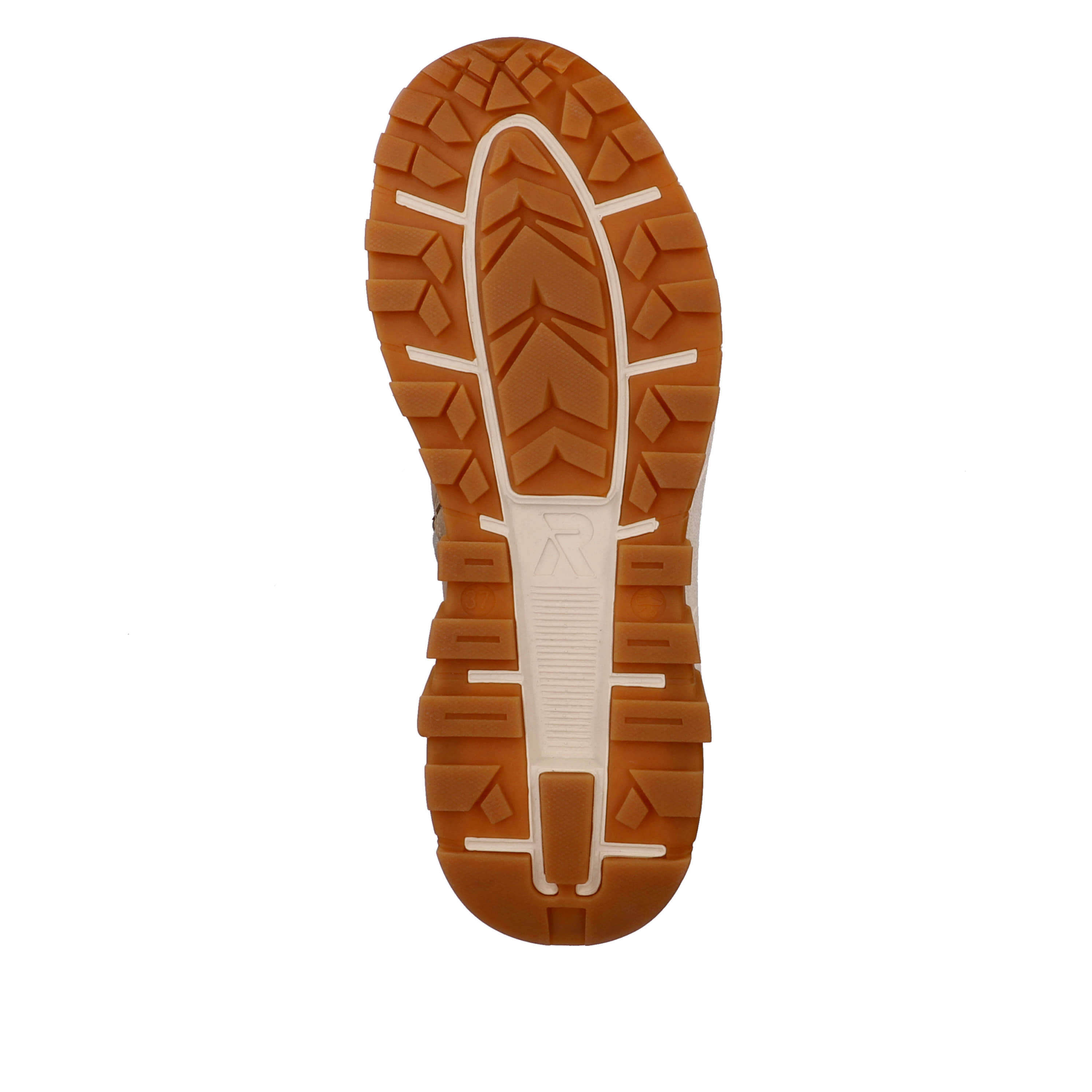 Rieker Damen Schnürstiefel creme beige