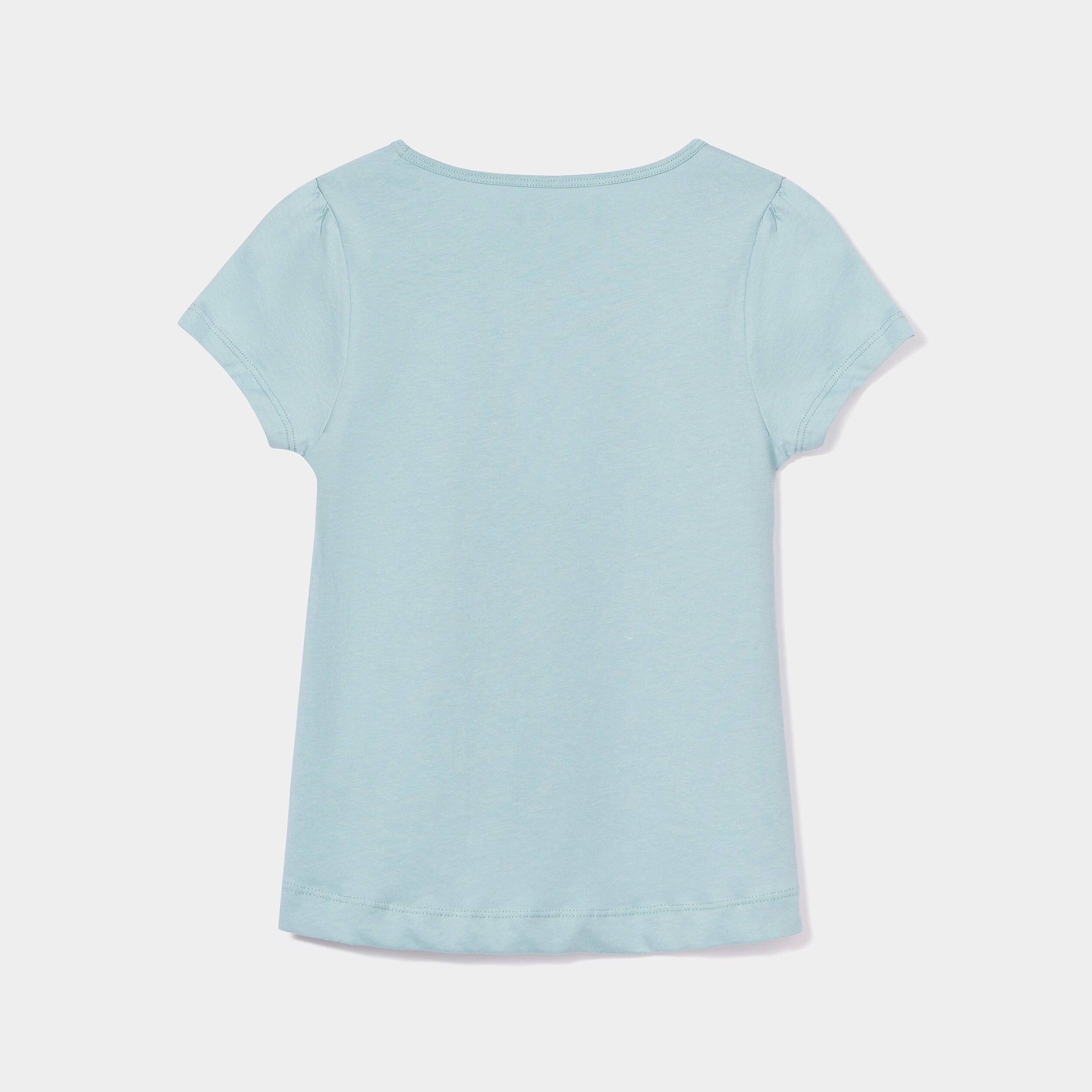 Ensemble pyjama short 2 pièces coton vert clair fille | La Halle